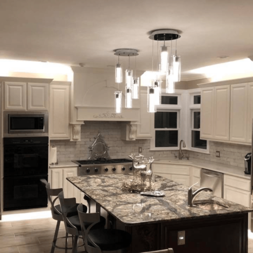 Lighting Over Island Design By Electrical Concepts Montgomery Al